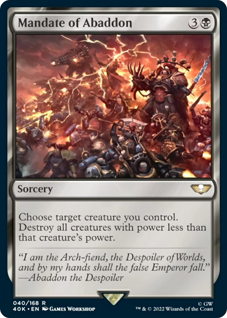 Mandate of Abaddon [Warhammer 40,000] | Anubis Games and Hobby