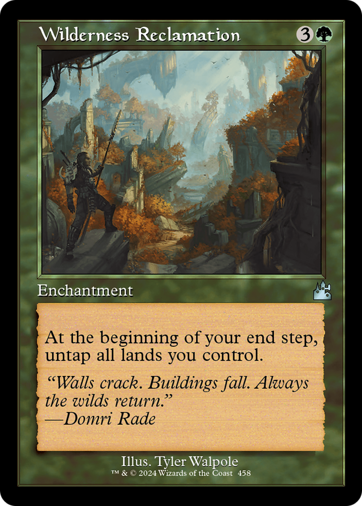 Wilderness Reclamation [Ravnica Remastered] | Anubis Games and Hobby