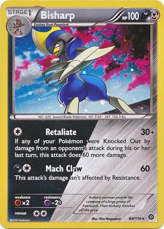 Bisharp (64/114) (Cosmos Holo) [XY: Steam Siege] | Anubis Games and Hobby