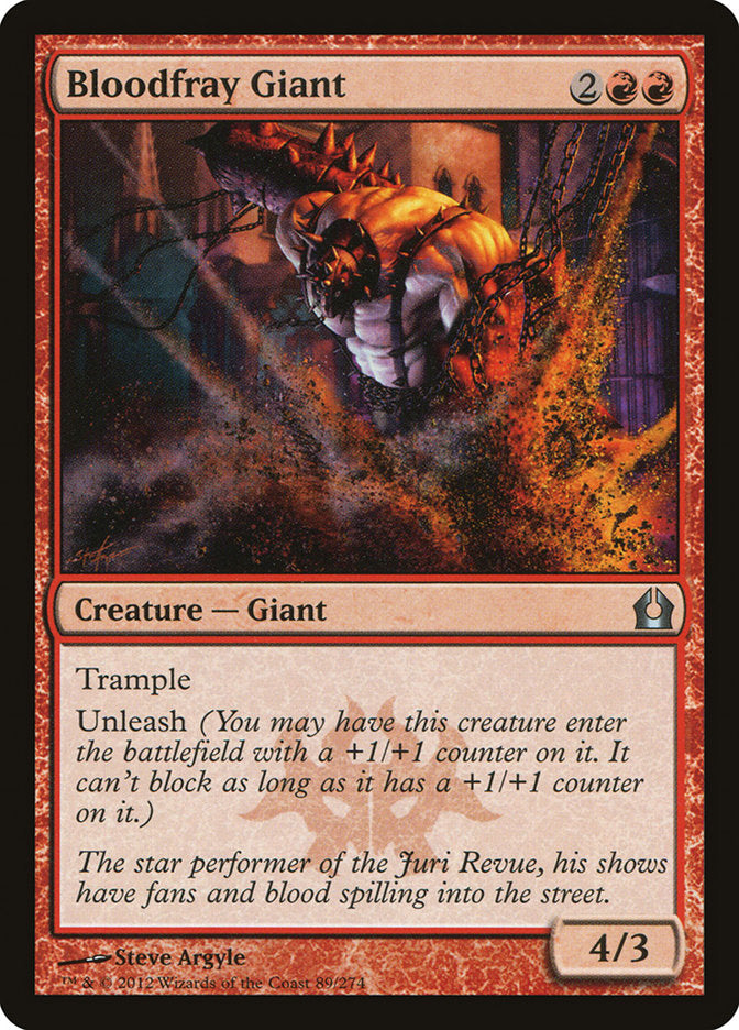 Bloodfray Giant [Return to Ravnica] | Anubis Games and Hobby