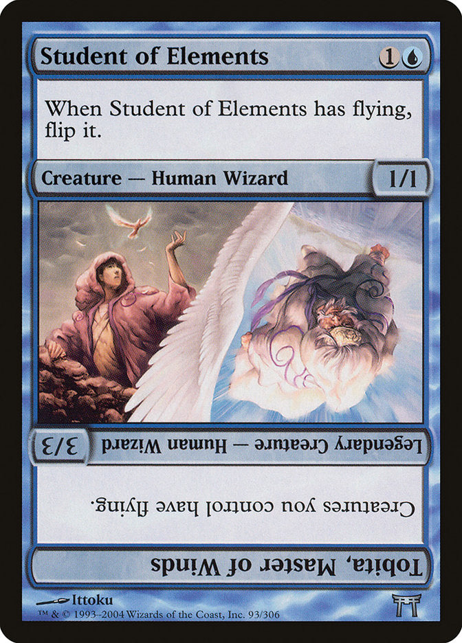 Student of Elements // Tobita, Master of Winds [Champions of Kamigawa] | Anubis Games and Hobby