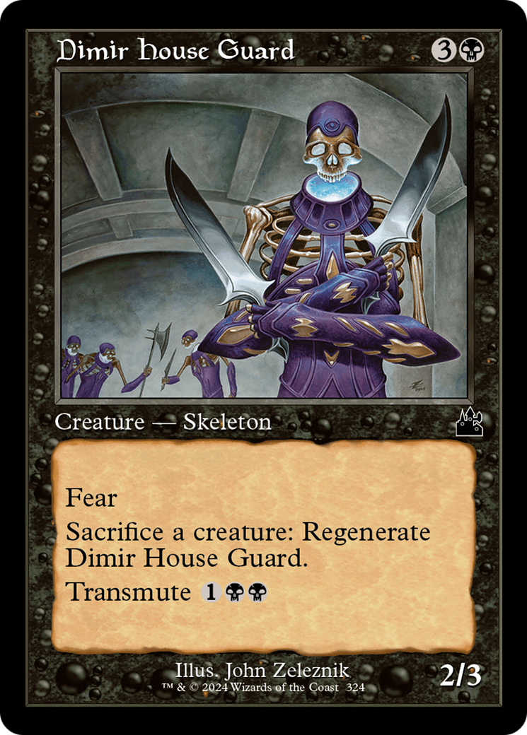 Dimir House Guard (Retro Frame) [Ravnica Remastered] | Anubis Games and Hobby