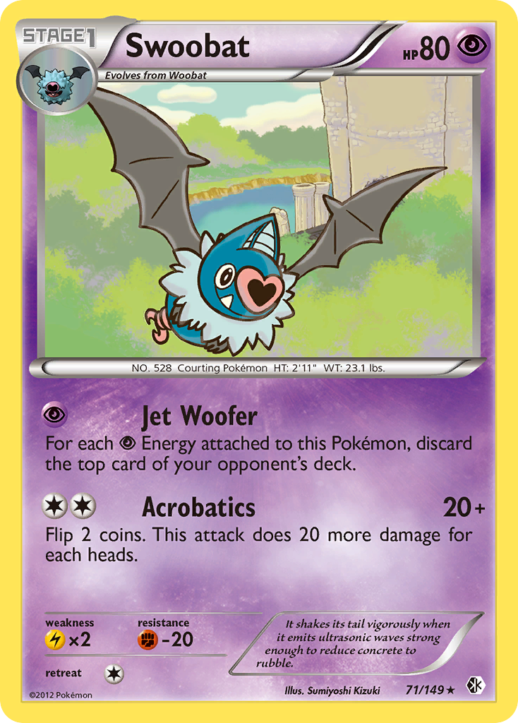 Swoobat (71/149) [Black & White: Boundaries Crossed] | Anubis Games and Hobby