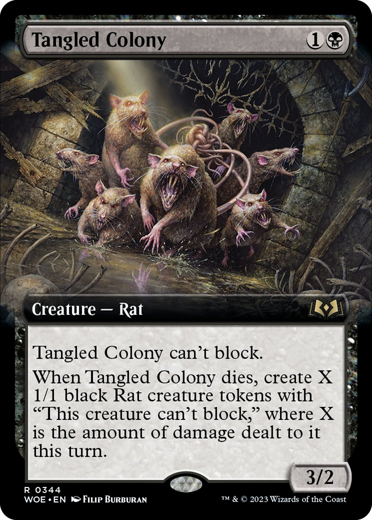 Tangled Colony (Extended Art) [Wilds of Eldraine] | Anubis Games and Hobby