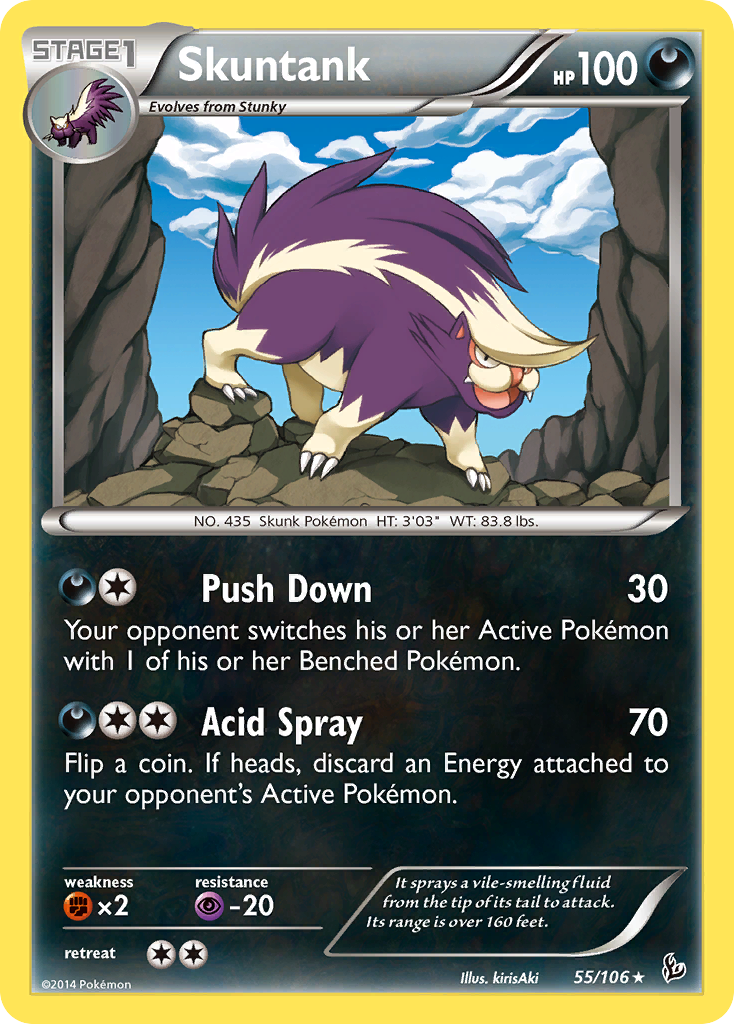 Skuntank (55/106) [XY: Flashfire] | Anubis Games and Hobby