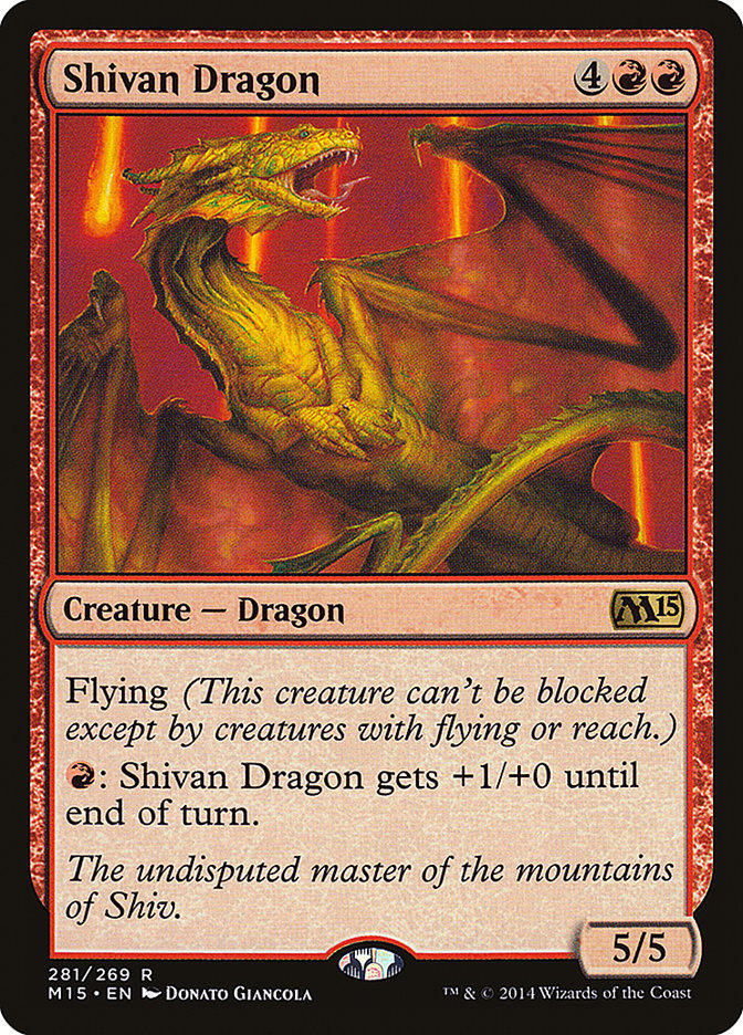 Shivan Dragon [Magic 2015] | Anubis Games and Hobby