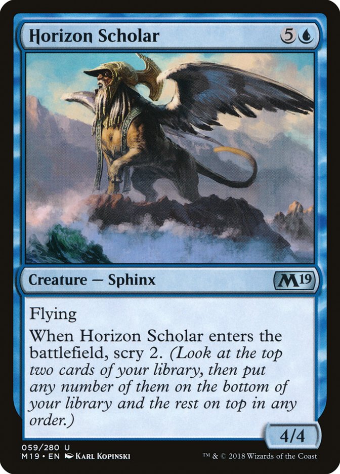 Horizon Scholar [Core Set 2019] | Anubis Games and Hobby