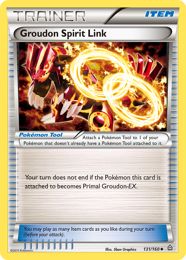 Groudon Spirit Link (131/160) [XY: Primal Clash] | Anubis Games and Hobby