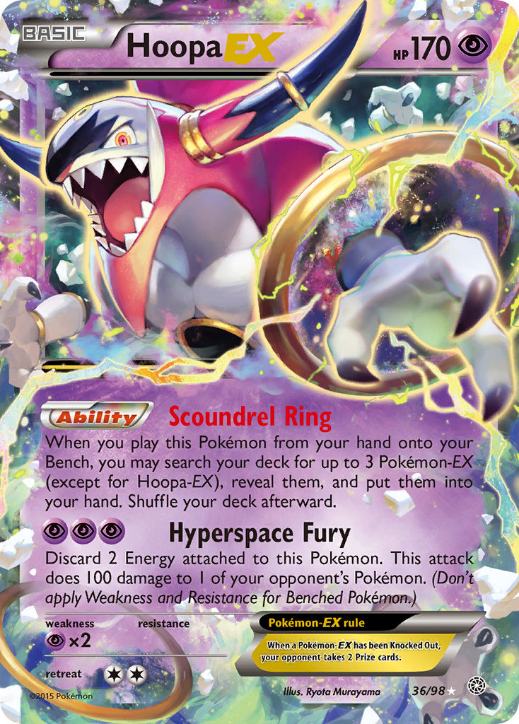 Hoopa EX (36/98) [XY: Ancient Origins] | Anubis Games and Hobby