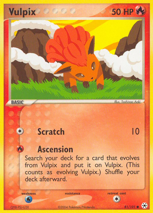 Vulpix (81/101) [EX: Hidden Legends] | Anubis Games and Hobby