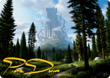 Forest (278) Art Card (Gold-Stamped Signature) [Dungeons & Dragons: Adventures in the Forgotten Realms Art Series] | Anubis Games and Hobby