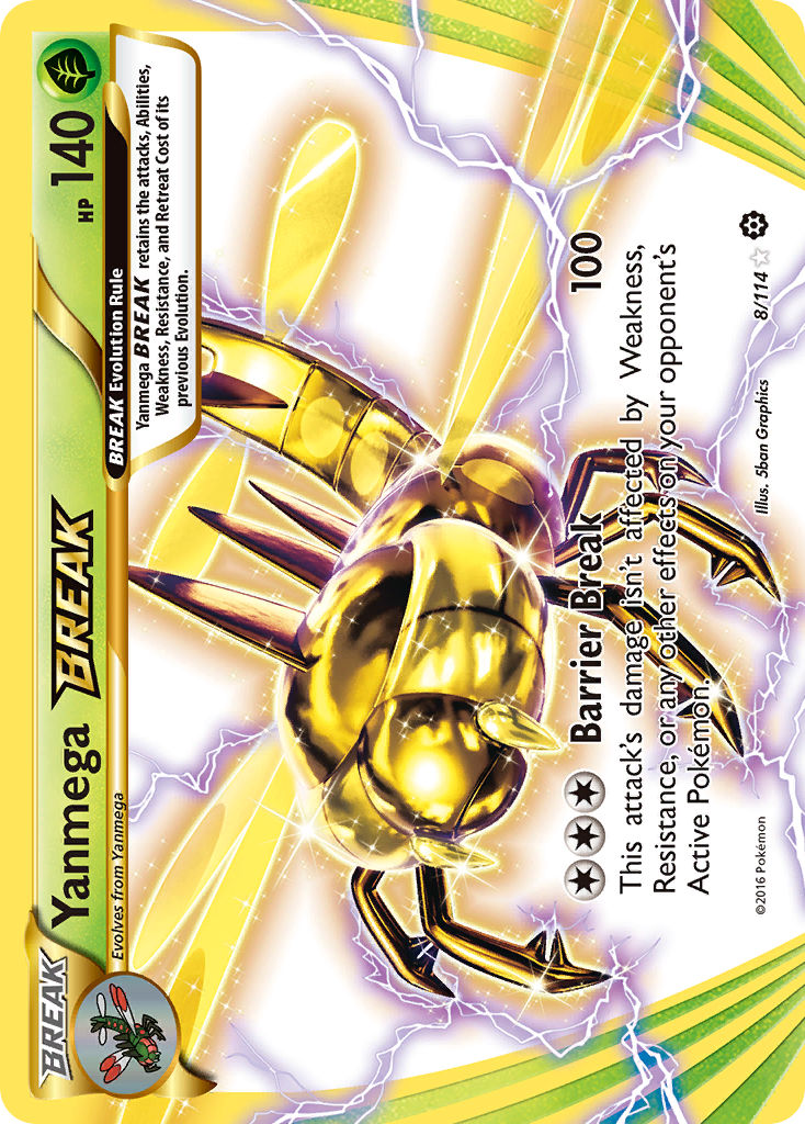 Yanmega BREAK (8/114) [XY: Steam Siege] | Anubis Games and Hobby