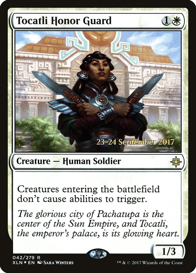 Tocatli Honor Guard [Ixalan Prerelease Promos] | Anubis Games and Hobby