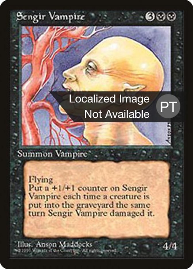 Sengir Vampire [Fourth Edition (Foreign Black Border)] | Anubis Games and Hobby