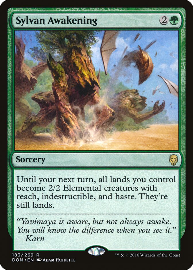 Sylvan Awakening [Dominaria] | Anubis Games and Hobby