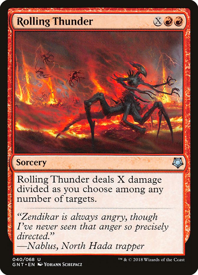 Rolling Thunder [Game Night 2018] | Anubis Games and Hobby