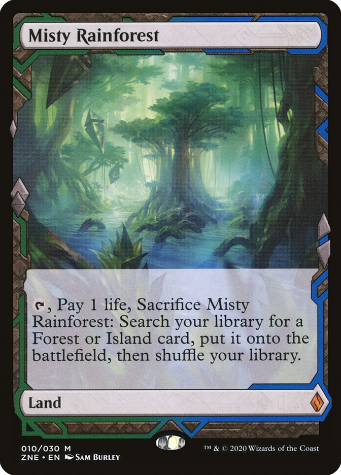 Misty Rainforest (Expeditions) [Zendikar Rising Expeditions] | Anubis Games and Hobby