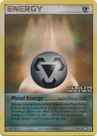 Metal Energy (107/113) (Stamped) [EX: Delta Species] | Anubis Games and Hobby