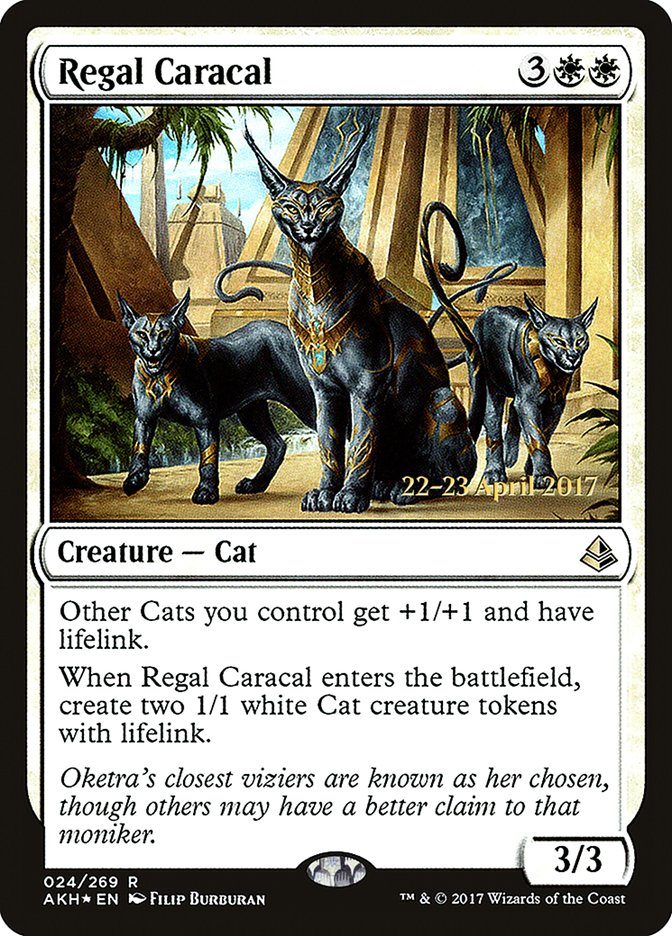 Regal Caracal [Amonkhet Prerelease Promos] | Anubis Games and Hobby