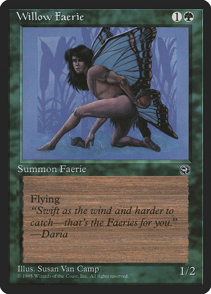 Willow Faerie (Daria Flavor Text) [Homelands] | Anubis Games and Hobby