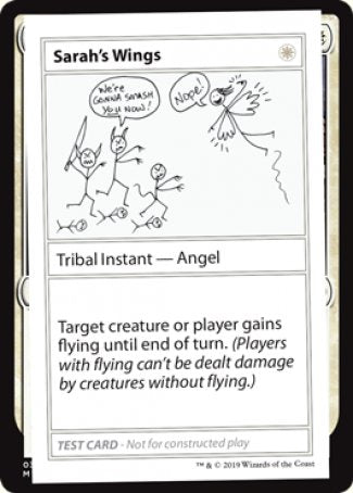 Sarah's Wings (2021 Edition) [Mystery Booster Playtest Cards] | Anubis Games and Hobby