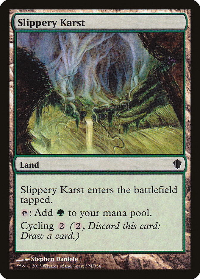 Slippery Karst [Commander 2013] | Anubis Games and Hobby