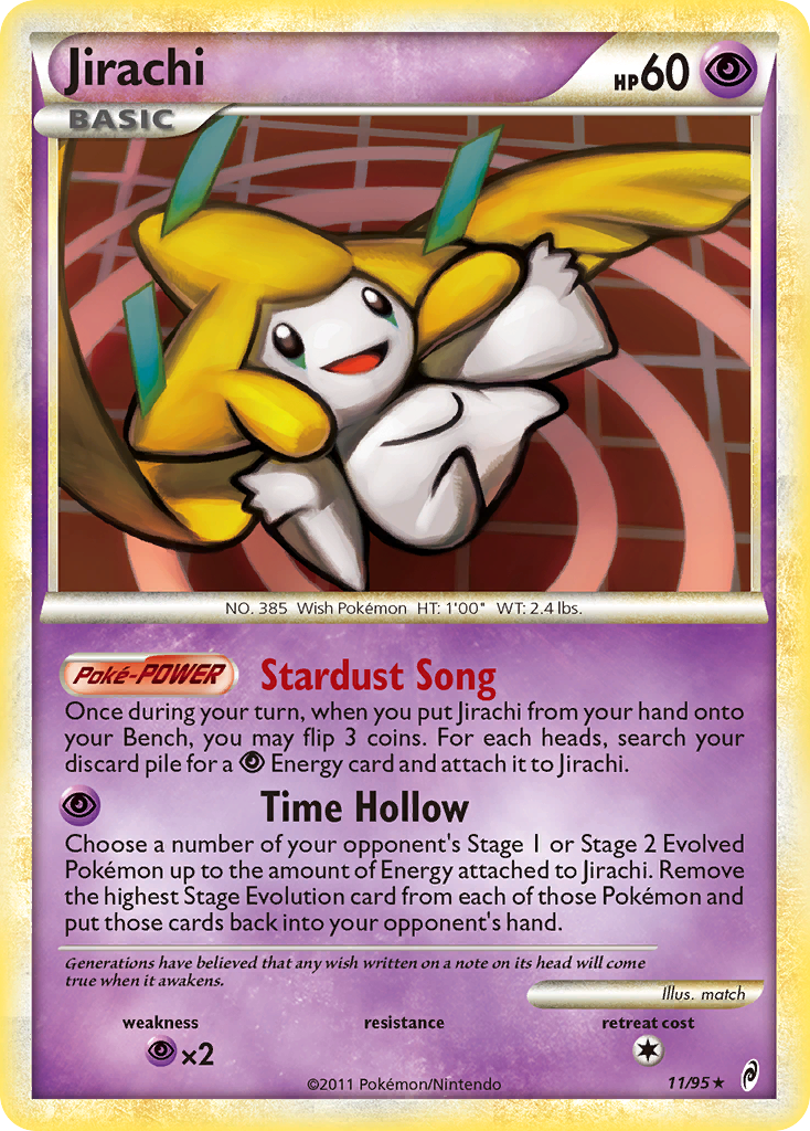 Jirachi (11/95) [HeartGold & SoulSilver: Call of Legends] | Anubis Games and Hobby