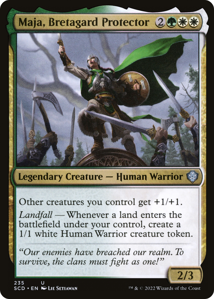 Maja, Bretagard Protector [Starter Commander Decks] | Anubis Games and Hobby
