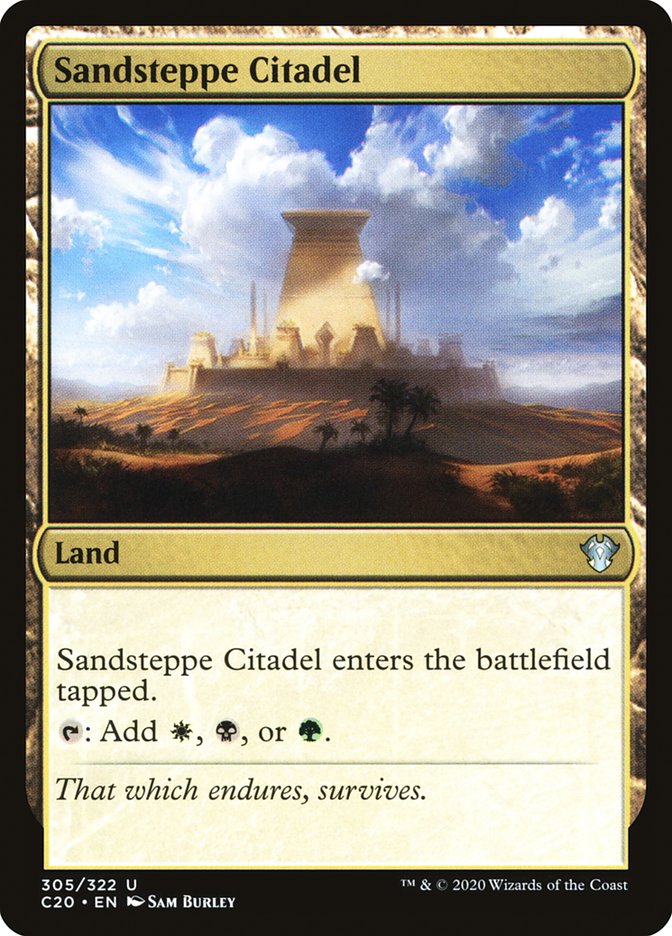 Sandsteppe Citadel [Commander 2020] | Anubis Games and Hobby