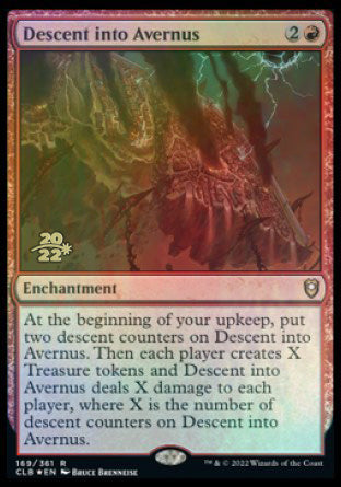 Descent into Avernus [Commander Legends: Battle for Baldur's Gate Prerelease Promos] | Anubis Games and Hobby