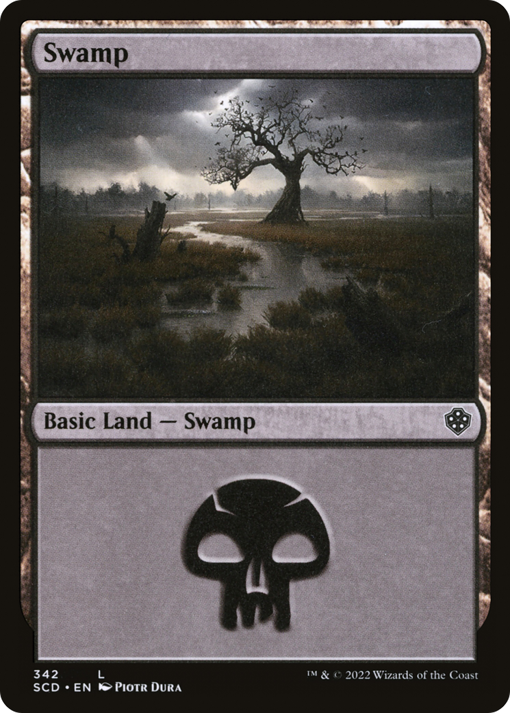 Swamp (342) [Starter Commander Decks] | Anubis Games and Hobby