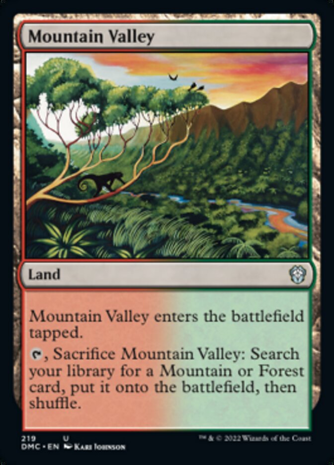 Mountain Valley [Dominaria United Commander] | Anubis Games and Hobby