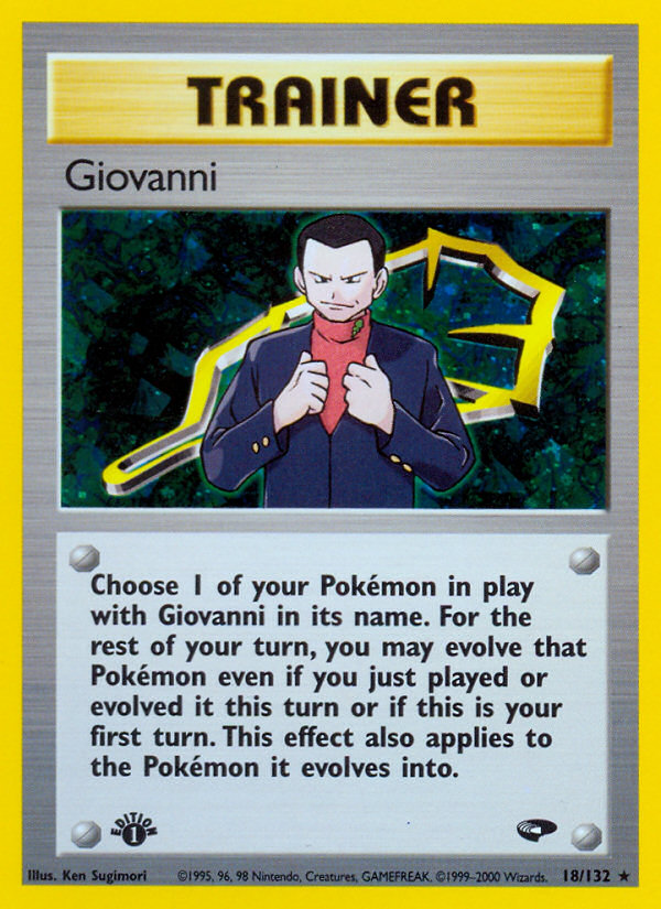 Giovanni (18/132) [Gym Challenge 1st Edition] | Anubis Games and Hobby