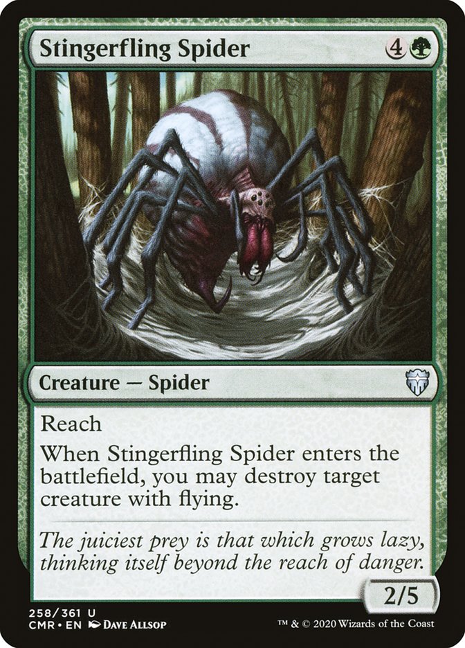 Stingerfling Spider [Commander Legends] | Anubis Games and Hobby