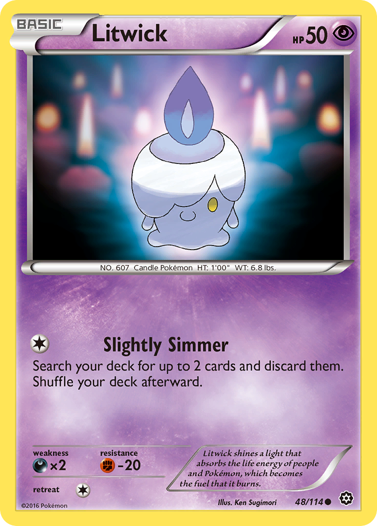 Litwick (48/114) [XY: Steam Siege] | Anubis Games and Hobby