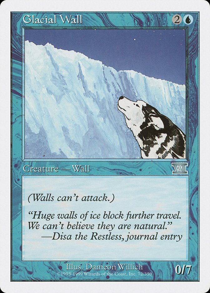 Glacial Wall [Classic Sixth Edition] | Anubis Games and Hobby