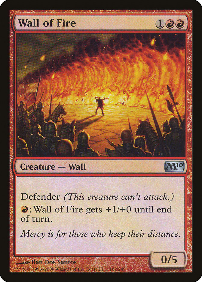 Wall of Fire [Magic 2010] | Anubis Games and Hobby