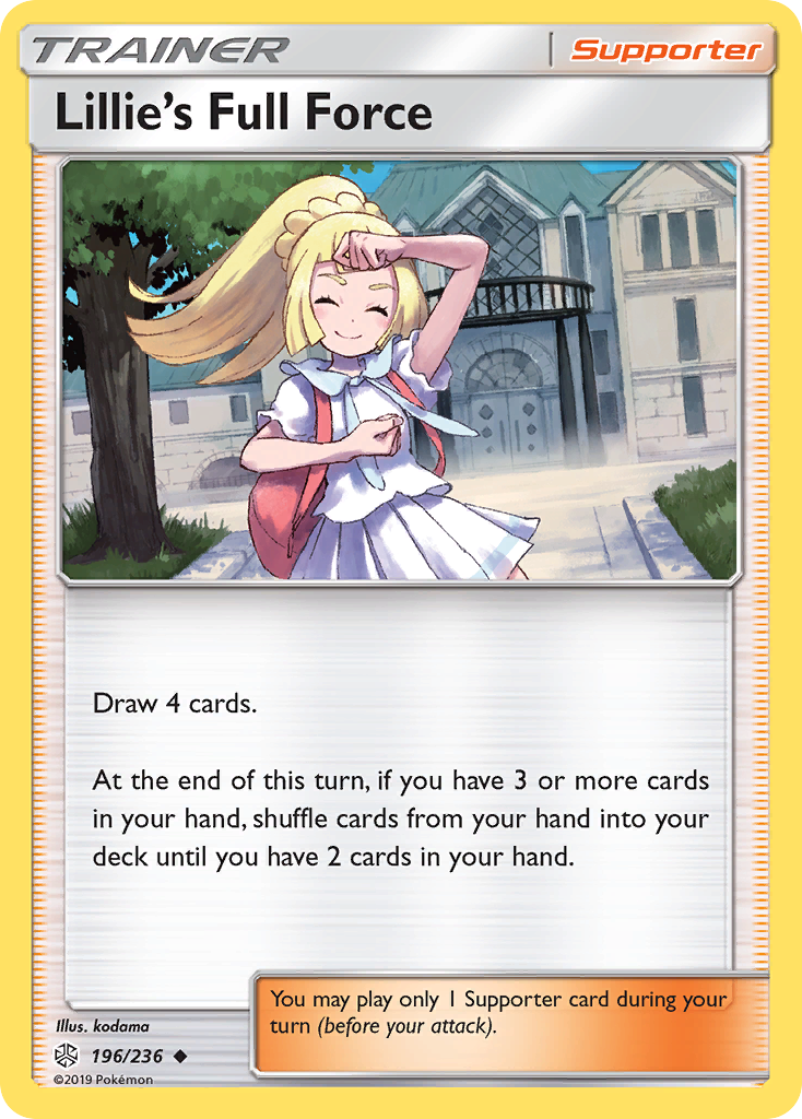 Lillie's Full Force (196/236) [Sun & Moon: Cosmic Eclipse] | Anubis Games and Hobby