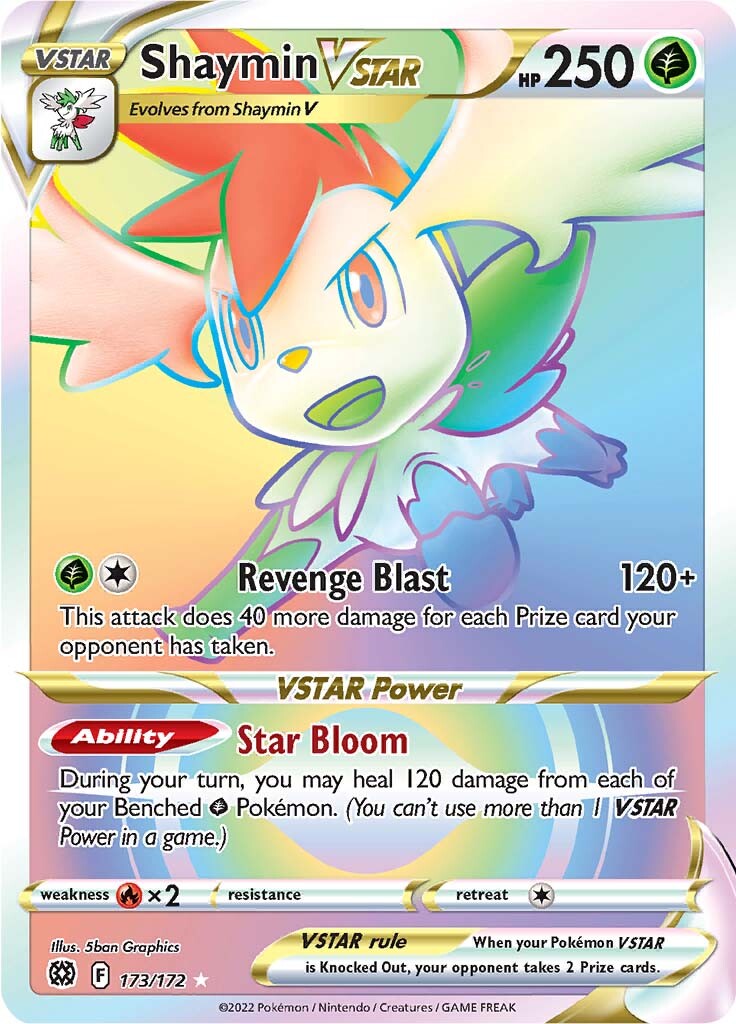 Shaymin VSTAR (173/172) [Sword & Shield: Brilliant Stars] | Anubis Games and Hobby