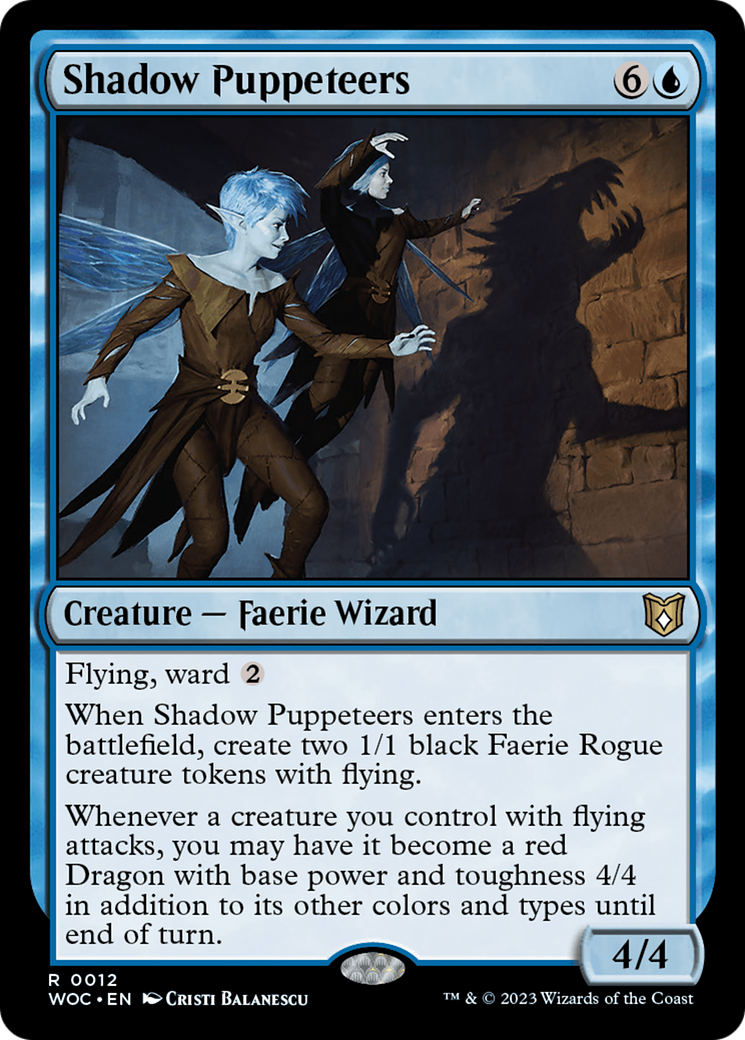 Shadow Puppeteers [Wilds of Eldraine Commander] | Anubis Games and Hobby
