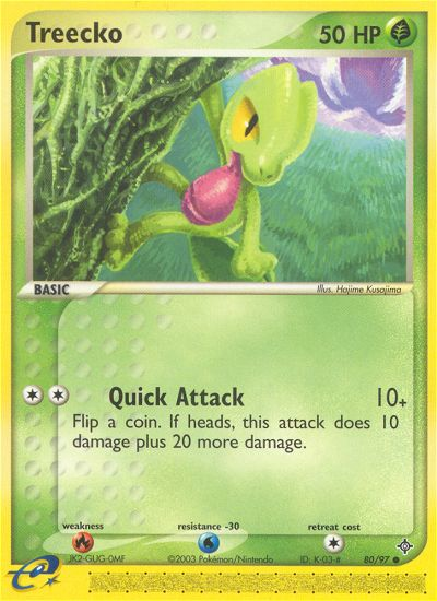 Treecko (80/97) [EX: Dragon] | Anubis Games and Hobby