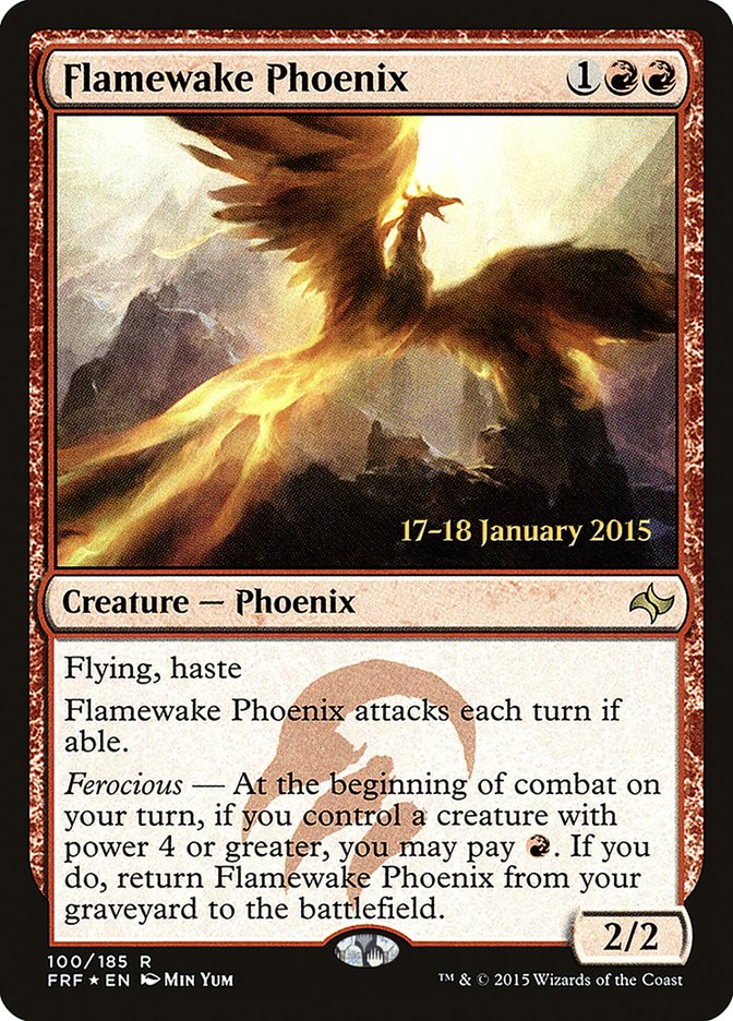 Flamewake Phoenix [Fate Reforged Prerelease Promos] | Anubis Games and Hobby