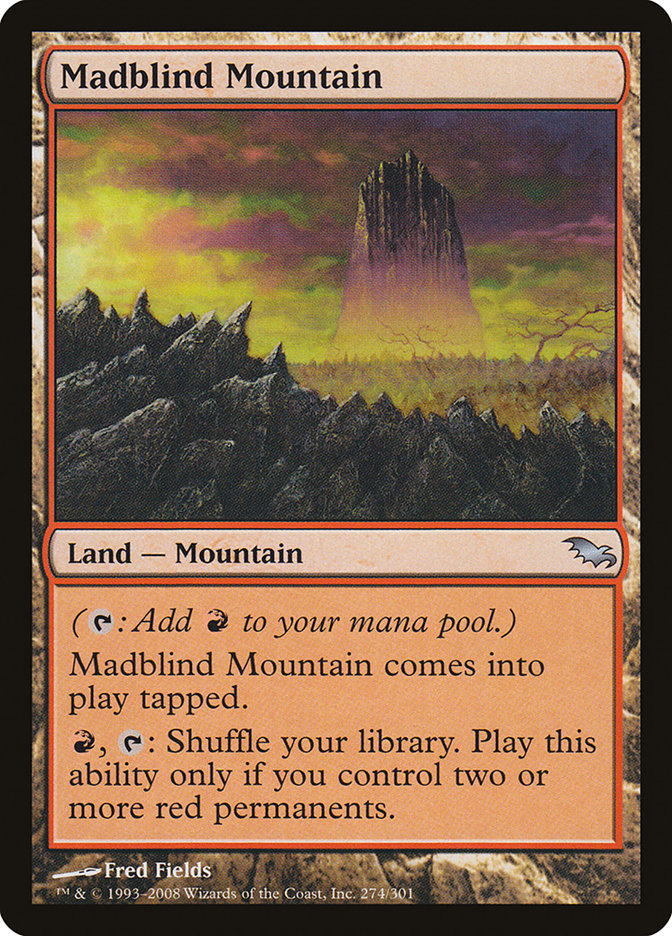 Madblind Mountain [Shadowmoor] | Anubis Games and Hobby