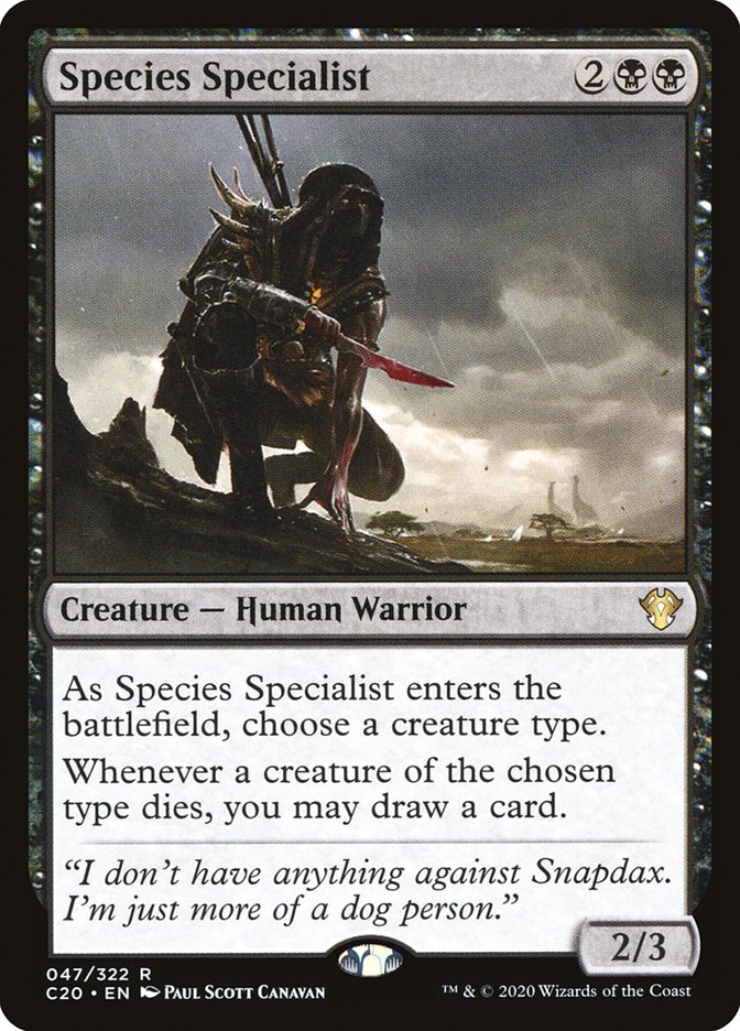 Species Specialist [Commander 2020] | Anubis Games and Hobby