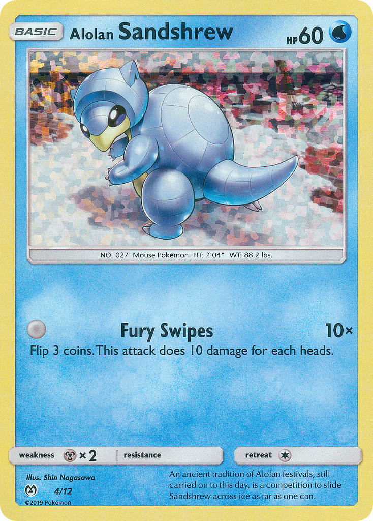 Alolan Sandshrew (4/12) [McDonald's Promos: 2019 Collection] | Anubis Games and Hobby