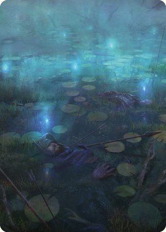 The Dead Marshes Art Card [The Lord of the Rings: Tales of Middle-earth Art Series] | Anubis Games and Hobby