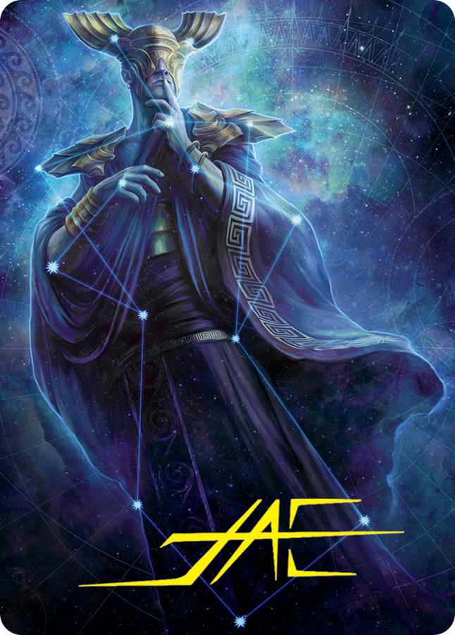 Atris, Oracle of Half-Truths Art Card (Gold-Stamped Signature) [March of the Machine Art Series] | Anubis Games and Hobby