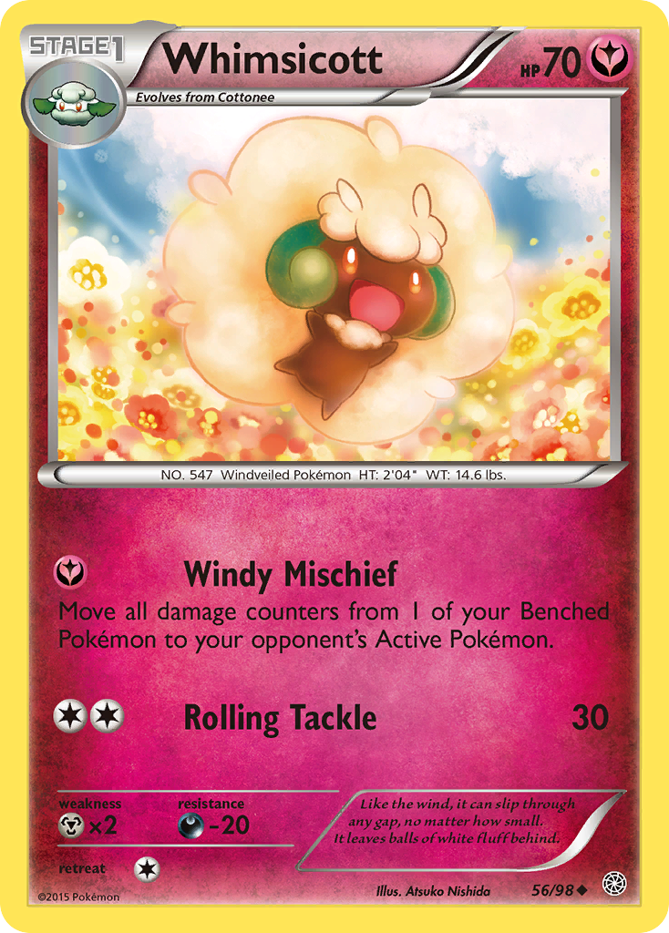 Whimsicott (56/98) [XY: Ancient Origins] | Anubis Games and Hobby