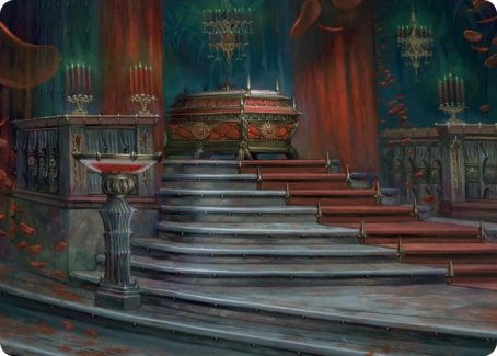 Edgar Markov's Coffin Art Card [Innistrad: Crimson Vow Art Series] | Anubis Games and Hobby