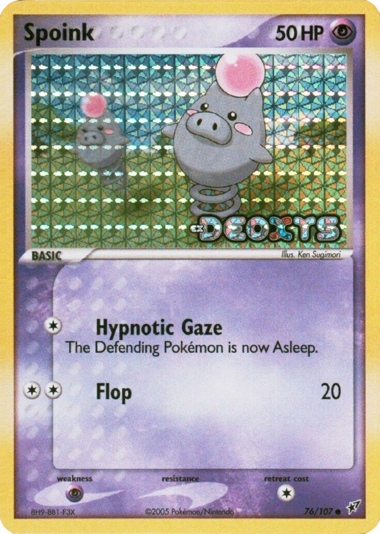 Spoink (76/107) (Stamped) [EX: Deoxys] | Anubis Games and Hobby